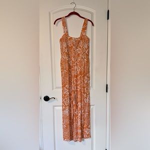 Loft smocked floral romper